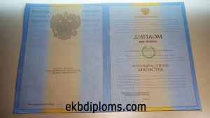 Диплом магистра 2004-2009 года